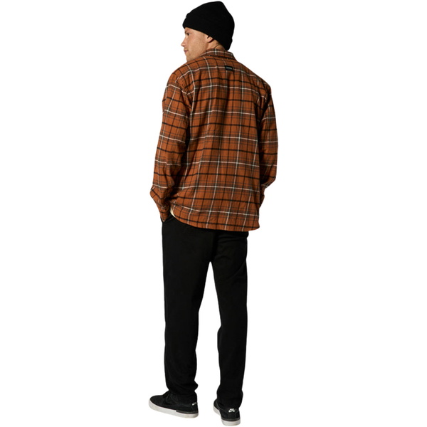 2025 Mystic Da Uomo The Check Shirt 35105.260305 - Golden Brown
